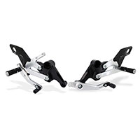 Cnc Racing Pe507 Rs660 Rearsets Black Silver