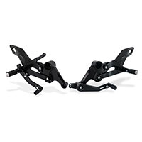 Cnc Racing Pe507 Rs660 Rearsets Black Silver