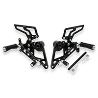 Cnc Racing Pe100b Rear Sets Ducati Monster Black