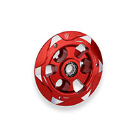 Plato Presión Bicolor Cnc Racing Ducati V4 rojo