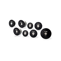 Cnc Racing Tt365 Frame Caps Kit Black