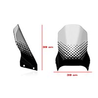 Cnc Racing Touring Desertx Windscreen Smoke