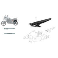 Carter de chaîne Dbk carbone mat Ducati Multistrada V4 - 2