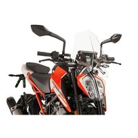 PUIG Naked N.G. スポーツスクリーンKTM 125 DUKE 17-18クリア