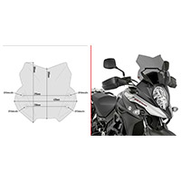 Givi D3112b Specific Smoked Windshield