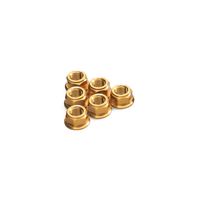 Cnc Nuts Sets Rear Sprocket Flange Ducati M10x1.0 Gold