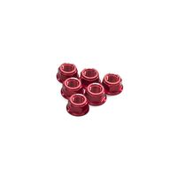 Cnc Nuts Sets Rear Sprocket Flange Ducati M10x1.0 Red