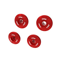 Dbk Moto Guzzi V100 Windshield Bushing Kit Red