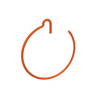 Fermaglio Sicurezza Dado Ruota Dbk Fdr04 Arancio