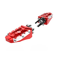 Dbk Enduro Pilot Footpegs Kit Bmw R1300gs Red