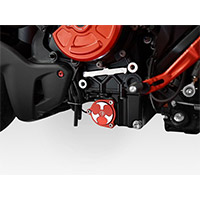 Tapa del filtro de aceite DBK Diavel V4 rojo