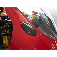 Dbk Panigale V2 25 Mirror Holes Cover Kit Black - img 2