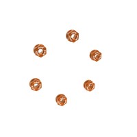 Dbk 6DSB04 Écrous Porte-Couronne Arrière M8x1.25 orange