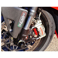 Ducabike Brake Plate Radiator Red
