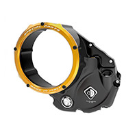 Tapa de embrague Ducabike 3D EVO CCDV05 negro dorado