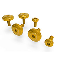 Ducabike Kvt03 Side Cover Screws Kit Gold