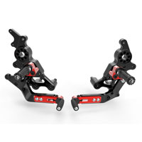 Ducabike Rear Sets Hypermotard 950 Red