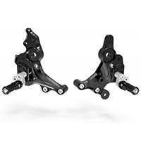 Ducabike Prm93701 M937 Rearsets Black Silver