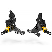 Ducabike Prm93701 M937 Rearsets Black Gold