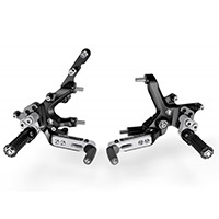 Ducabike Streetfighter V2 Adjustable Rearset Silver