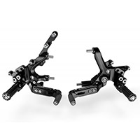 Ducabike Streetfighter V2 Adjustable Rearset Black