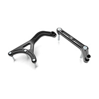 Kit Montaje Amortiguador Direccion Ducabike SAS10 rojo