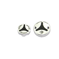 Ducabike Tls01 Fluid Tank Caps Silver