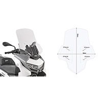 Givi5132DTウインドスクリーンクリアBmwC400 GT