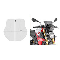 Givi5139Sフロントガラスの軽い煙