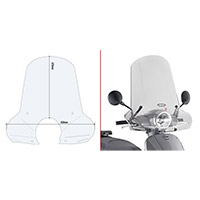 Givi 7062a Windscreen Clear