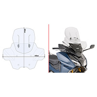 Givi Af1186b Pare-brise Transparent