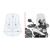 Givi Af3117 Pare-brise Clair Airflow