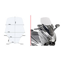 Givi D1166st Screen Clear Honda Forza