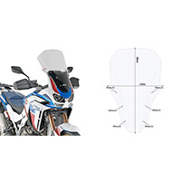 Pare-brise Givi D1178st Transparent