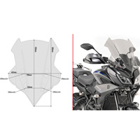 Parabrisas Givi D2139s Para Yamaha Tracer 900 2018 