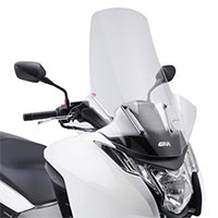 GIVI WINDSHIELD D1109ST TRANSPARENT WITH HAND GUARDS