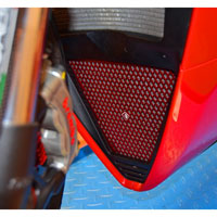 Garde radiateur huile Ducabike Panigale V4 rouge - 2