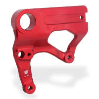 Support d'étrier de frein arrière CNC Ducati V2 2025 rouge
