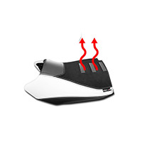 Asiento Delantero Calefactable Isotta STD R1300GS blanco