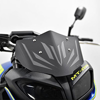 Isotta Sport Fly Windscreen Mt-09 Black Matt