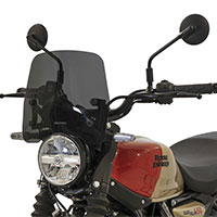 Pare-brise Isotta Bas Guerrilla 450 noir mat