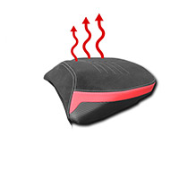 Isotta Rücksitz Multistrada V4 schwarz rot