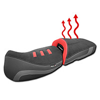 Siège Prostato Élevé Chauffé R1300GS ADV noir rouge