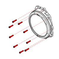 Cnc Racing Couvercle D'embrayage Mv Agusta Jeu De Vis