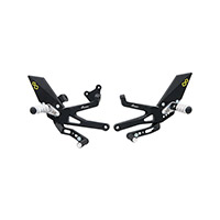 Lightech Ftrdu012 Rear Sets Black