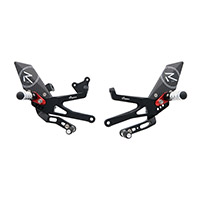 Lightech R Version Ftrdu012r Rear Set Black