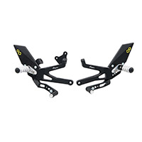 Lightech Ftrdu012w Rear Sets Black