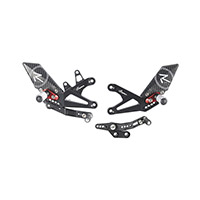 Estriberas traseras Lightech R Version Street Triple 765