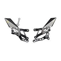 Estriberas traseras plegables Lightech Reverse YZF R3