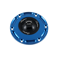 Lightech Fuel Tank Caps With Rapid Locking Kawasaki Blue